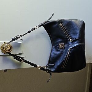 Dooney & Bourke Black Leather Shoulder Bag